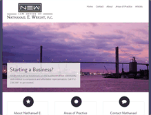 Tablet Screenshot of nwrightlawpc.com
